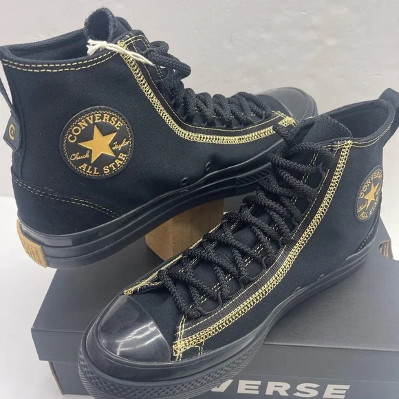 Converse Men’s 
CTAS CX EXP2 HI
BLACK/BLACK/GOLDEN OPPORTUNITY High-Top Sneakers - Picture 10 of 16